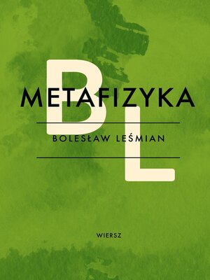 cover image of Metafizyka